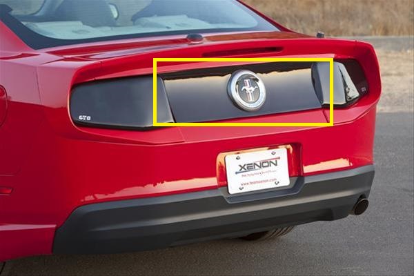GT Styling Smoke Rear Center Section Cover 2005-09 Ford Mustang